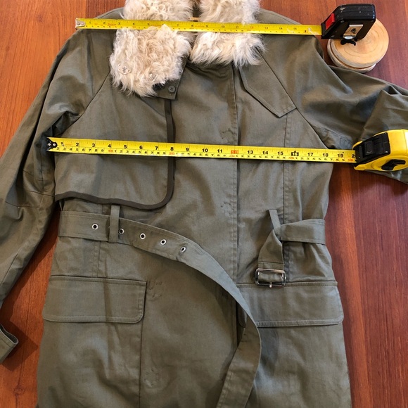 Brand New Women’s Rebecca Minkoff Army Green Trench, XS - Picture 11 of 11